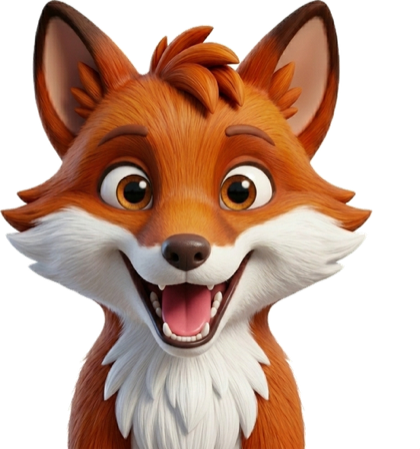 Remi, the Cueword fox, talking you through the evaluation