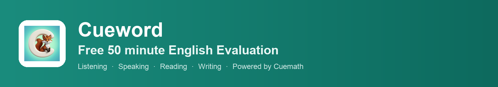 Cueword — Free 50 minute Cueword Evaluation